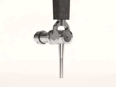 Beer tap faucet HD Free 3D model
