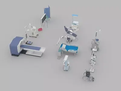 First Medical Equipment Pack 3D model