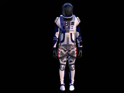 Astronaut Spacesuit  Australia 3D model