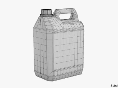 Plastic Can 5 L 3D model