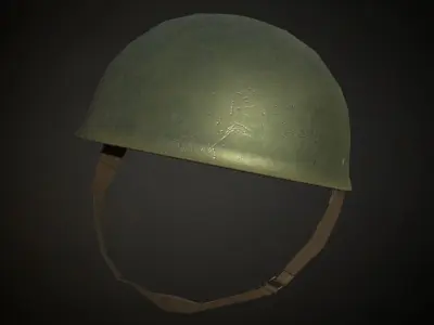 5 British ww2 military helmets works on roblox characters too Low-poly 3D model