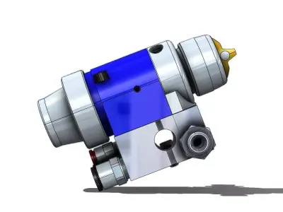 Pistola Automatica Graco Automatic Pistol G40 Manifold 288218 3D model