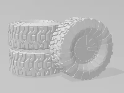 Wheels Free 3D print model by realluochen9999
