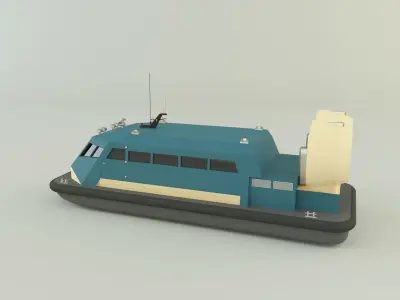 hydroplane 2 models 3D model