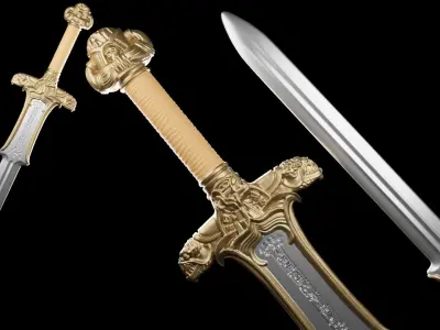Conan Atlantean Sword 3D Model Ready to Print 3D print model