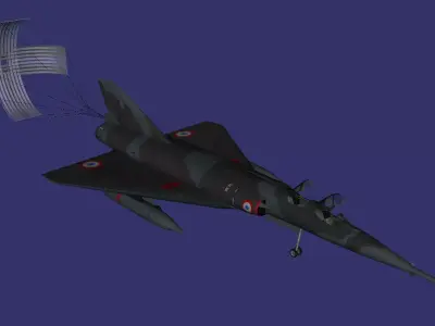 Mirage IV Free low-poly 3D model