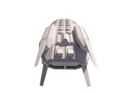 Spaceship-spacecraft-Ultra6 3D model