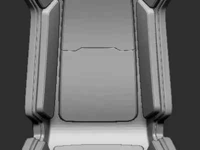 Racing seat 3D print model