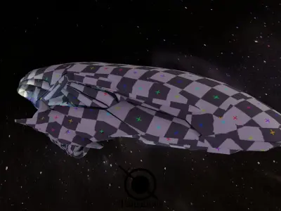 Stelle Starship 3D model