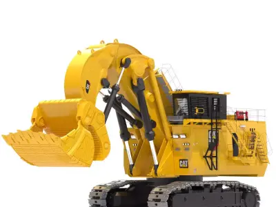 Mining Excavator Cat 6090 FS 3D model