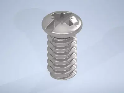 IKEA Beveled Top Hinge Bracket Screws 105248  3D model