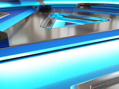 Arc-reactor top part 3D model