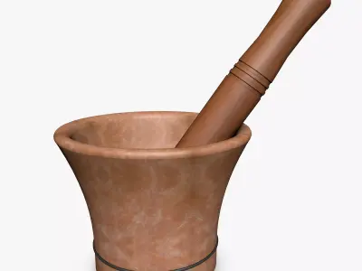 Thai Mortar 3D model