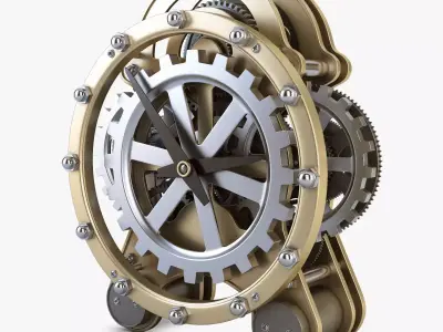 Gear alarm clock v 1 3D model