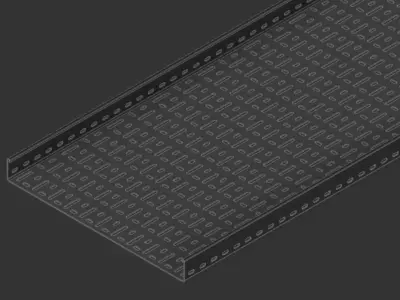Cable Tray 450mm x 3000mm TYPE2 3D model