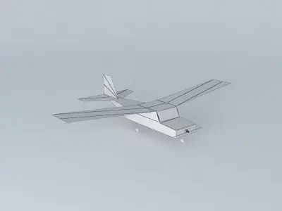 Aeroplane airplane flying in sky Free 3D model purchase