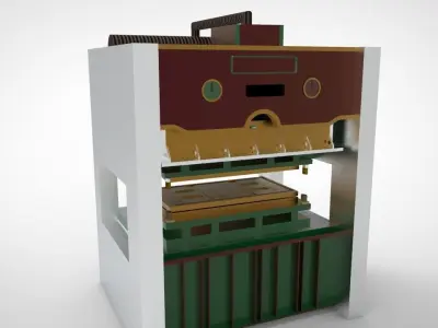 Press Machine 3D model buy
