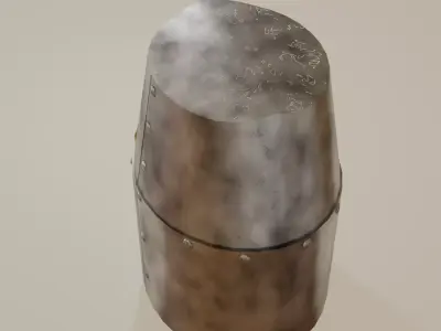 Crusader helmet 3D model purchase