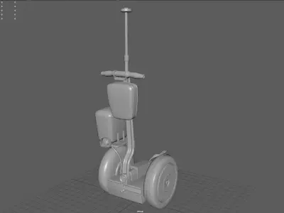 Segway Security Low-poly 3D model
