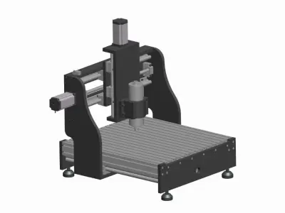 CNC engraving machine 3D model purchase