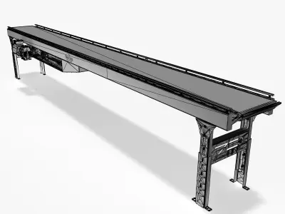 Conveyor - Zipline BSBAC 3D model