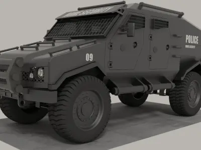 armoured vehicle Free 3D model