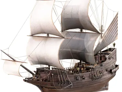 Galleon Ship n1 3D model