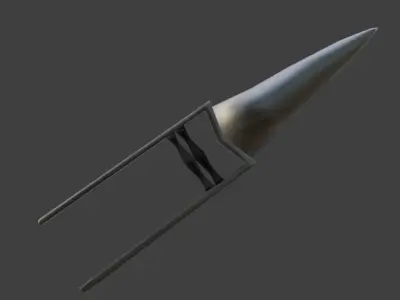 Katar metal spike 3D model