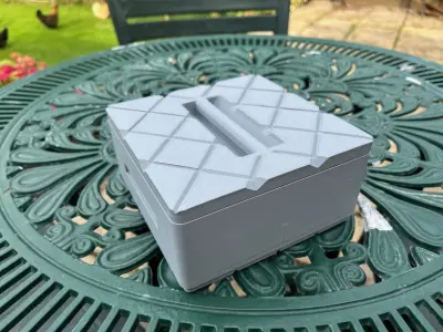 Stackable RailMatch Enamel Paint 15ml Jar Storage Boxes 3D print model