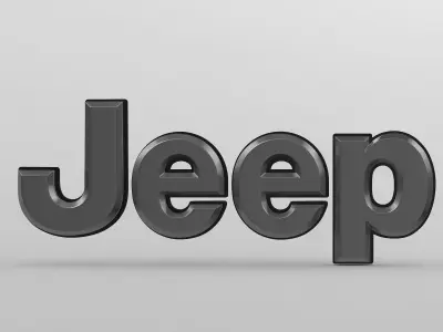 jeep logo 3D model