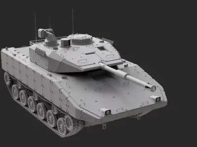 Tank concept Free 3D model