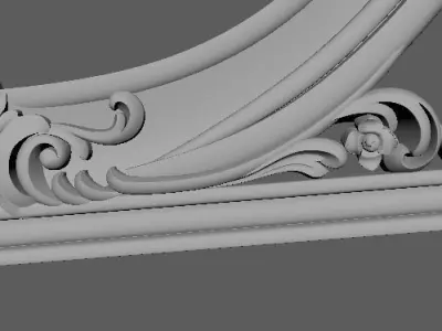 bed 3d model for high quality cnc machines 3D model