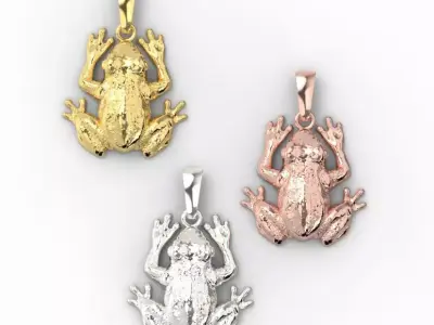 180207 P Frog Toad  3D print model