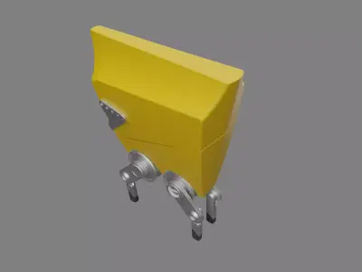Robot Friend  Sci-Fi Companion Model 3D model