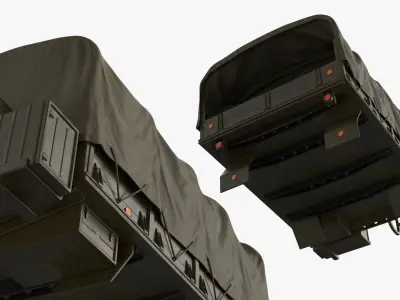  Flatbed Cargo Module with Tarpaulin Cover 