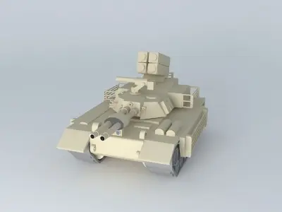 TURAN 1 tank Free 3D model