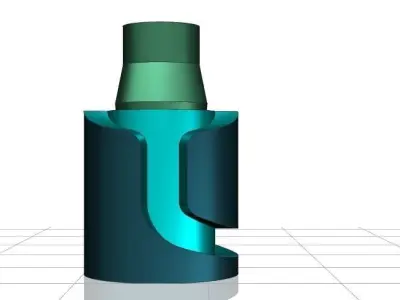 Concept model bottle Free 3D model