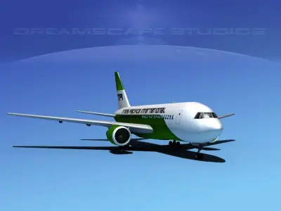 Boeing 767-200ER Trans Pacific Intl 3D model