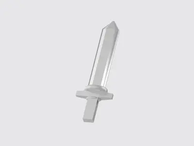sword metal spike 3D model