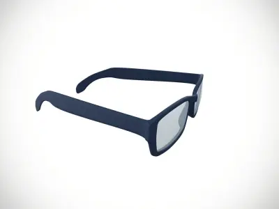 Spectacle Frame Low-poly 3D model