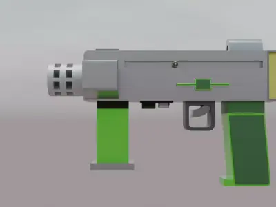 2030s sub machine guns 3D model