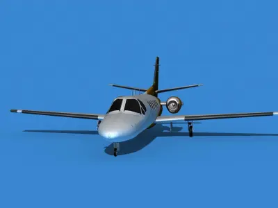 Cessna Citation 550 II Bravo V15 3D model