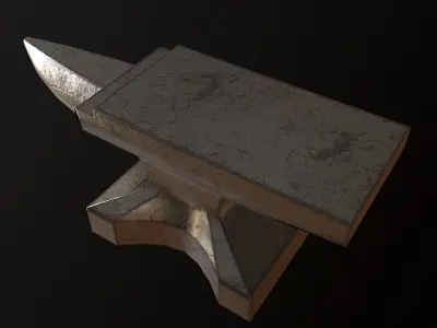 Anvil - PBR Game Ready Low-poly 3D model