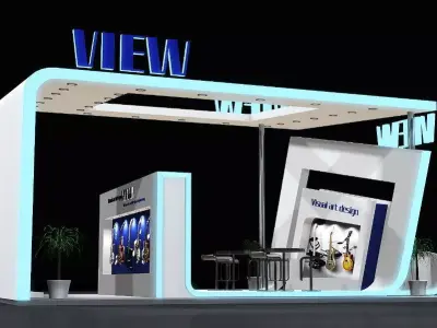 Exhibition - Area - 9X6-3DMAX2010-0107 3D model