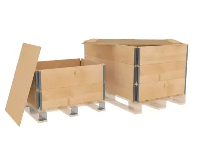 Pallet extension for EUR and DHP 3D model