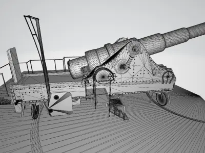 Canakkale Naval Battle Main Assets Pack Low-poly 3D model
