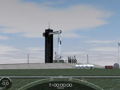 Spacex Kennedy-Center Base 3D model