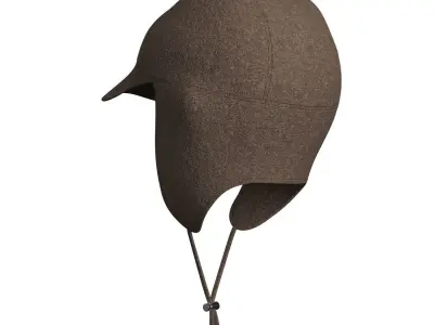 Wool Blend Hat 3D model