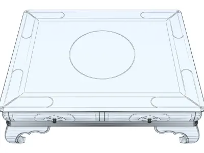 MING COFFEE TABLE 3D model