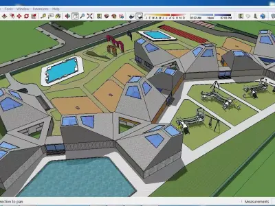 Sketchup Kindergarten A6 3D model